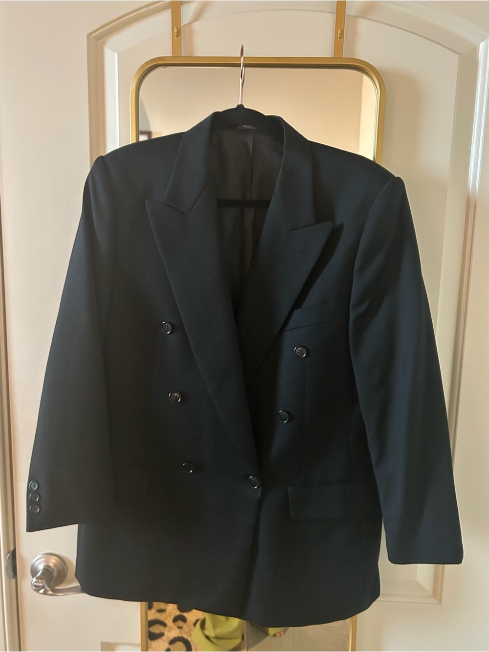 Vintage M. Massimo Boyd’s Philadelphia Black Double Breasted Blazer